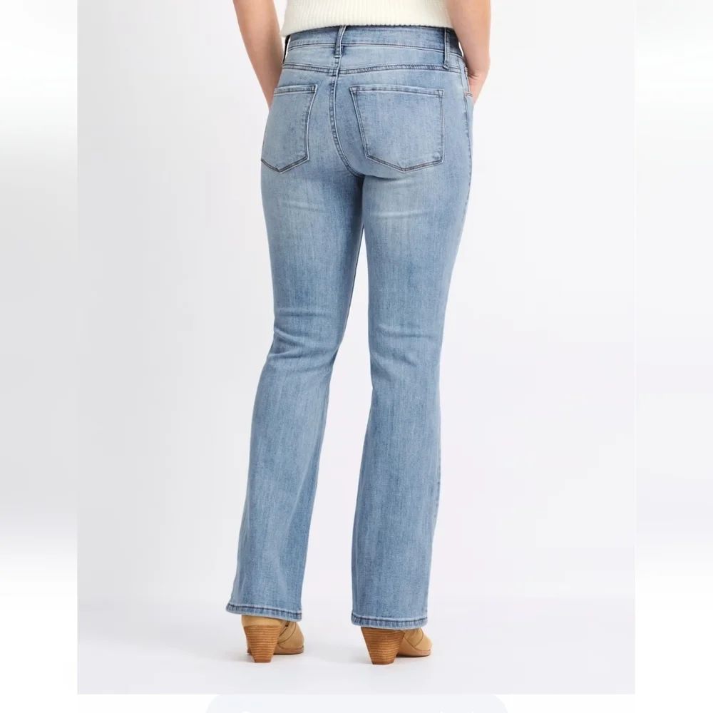 STS Mandy Boot Cut Flare Bottom Blue Women's Denim Petite Jeans - Picture 3 of 10